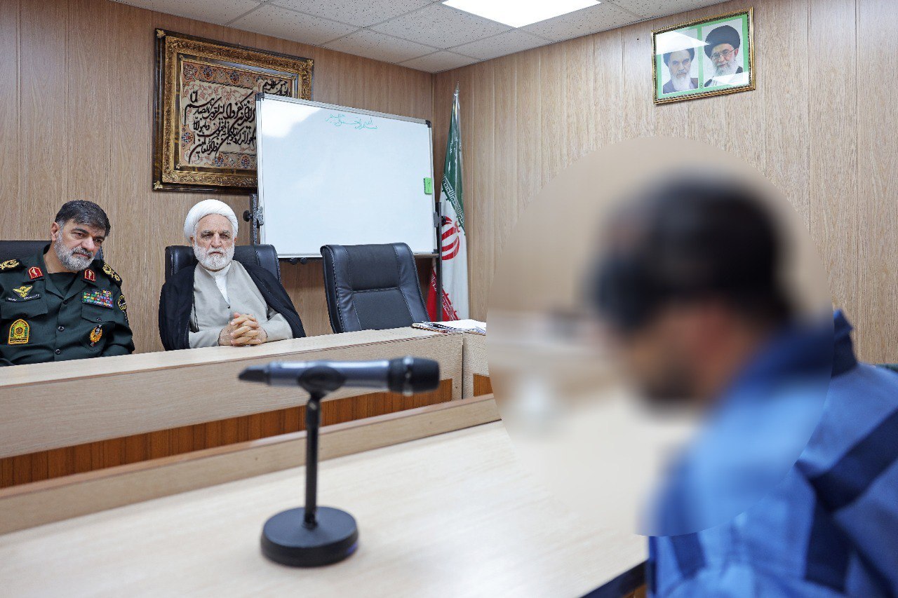 حضور اژه‌ای و رادان در محل نگهداریِ عناصر وابسته به اسرائیل +عکس