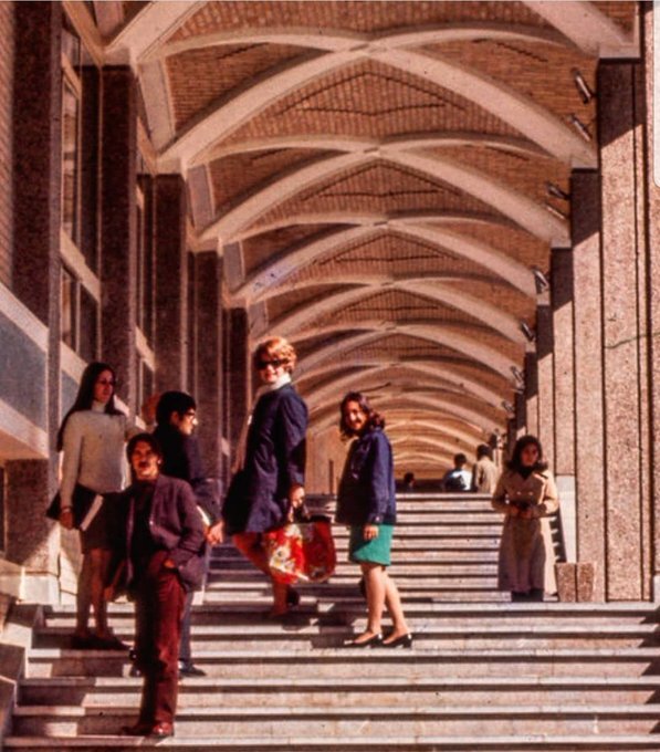 عکسی جالب از دانشگاه پهلوی شیراز در دهه پنجاه