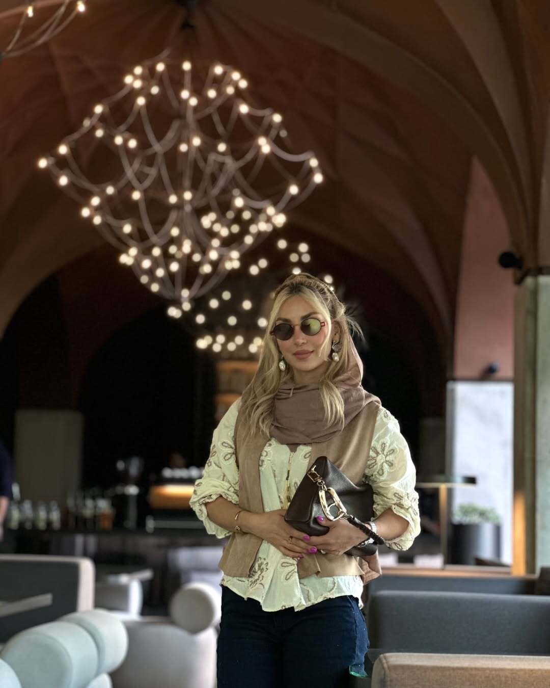 تصویری از استایل جدید همسر بهرام رادان که پربازدید شد