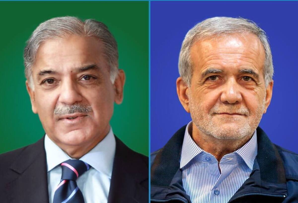 پزشکیان: دو کشور برای مبارزه با عوامل مخل امنیت دو طرف مرز ها اراده جدی دارند/ نخستوزیر پاکستان: ما از حق ایران برای غنیسازی اورانیوم حمایت میکنیم پزشکیان: دو کشور برای مبارزه با عوامل مخل امنیت دو طرف مرز ها اراده جدی دارند/ نخستوزیر پاکستان: ما از حق ایران برای غنیسازی اورانیوم حمایت میکنیم