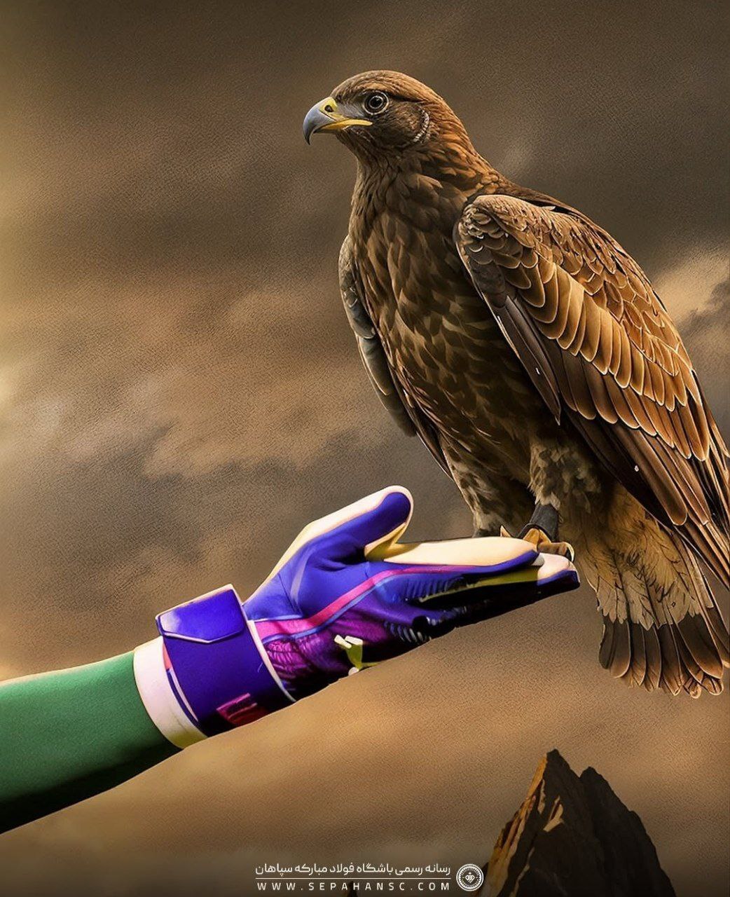 پوستر باشگاه سپاهان پیش از رونمایی از «محمدرضا اخباری»