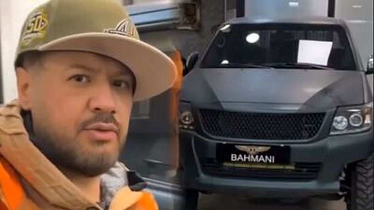 ببینید| دور دور علی صادقی با ماشین لاکچری در خیابان‌های تهران