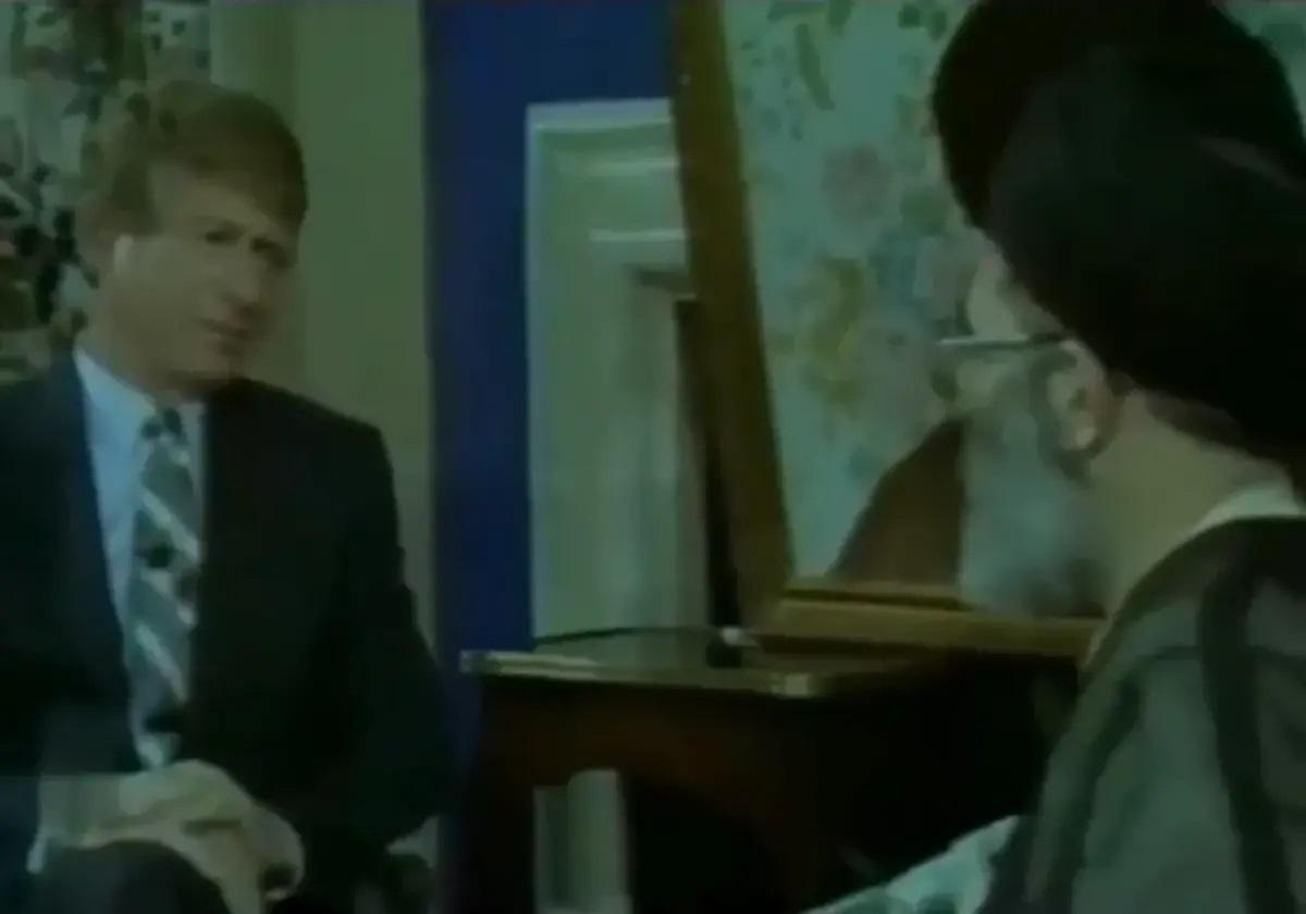 ببینید| مصاحبه آیت‌الله خامنه‌ای با مجری آمریکایی در سال۱۳۶۶