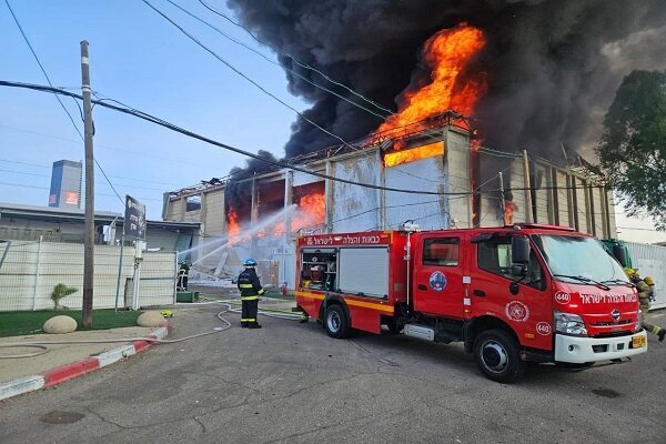 اصابت موشک ایران نزدیک نیروگاه برق اشدود در اسرائیل