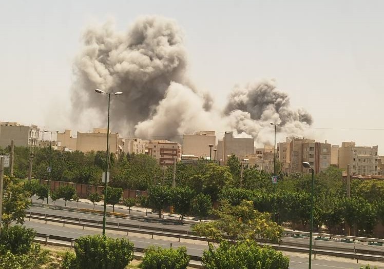 ببینید| تصاویری از انفجار مهیب در منطقه شهرری