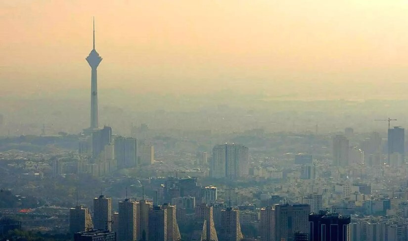 گرد و خاک در تهران