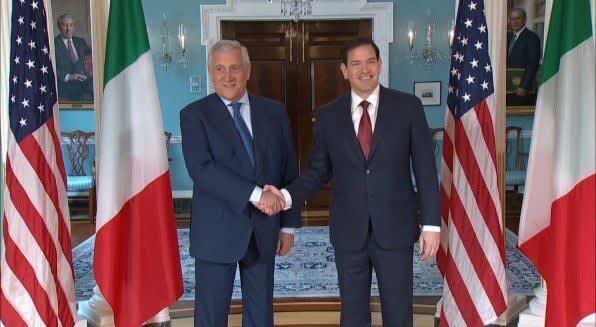 گفت‌وگو وزرای خارجه آمریکا و ایتالیا درباره ایران و رژیم صهیونیستی