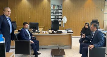 بازدید معاون بین الملل بانک توسعه صادرات ایران از شعبه بلوار کشاورز بازدید معاون بین الملل بانک توسعه صادرات ایران از شعبه بلوار کشاورز