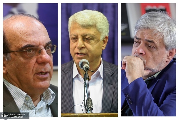 عباس عبدی، فیاض زاهد و محمد مهاجری