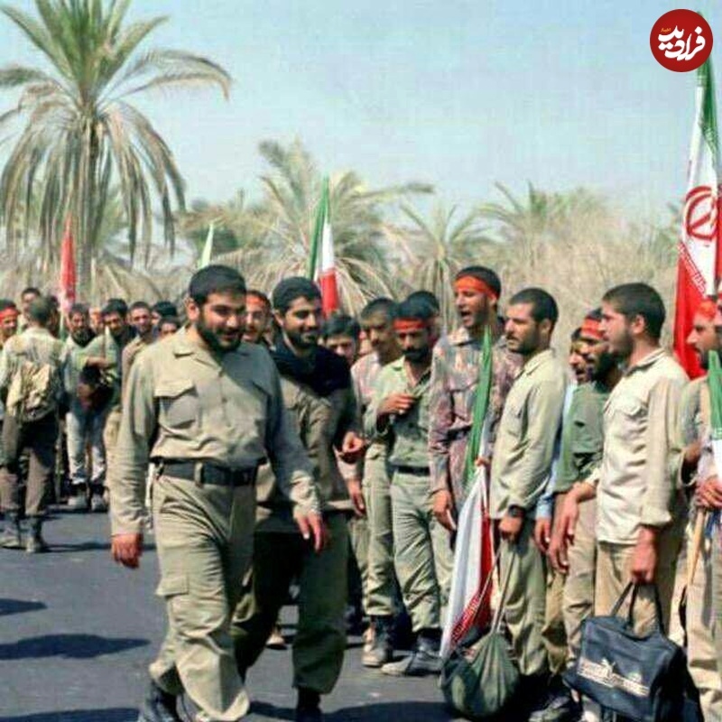 سردار سلیمانی و شمخانی در میان رزمندگان جنگ؛ دهۀ ۶۰ +عکس