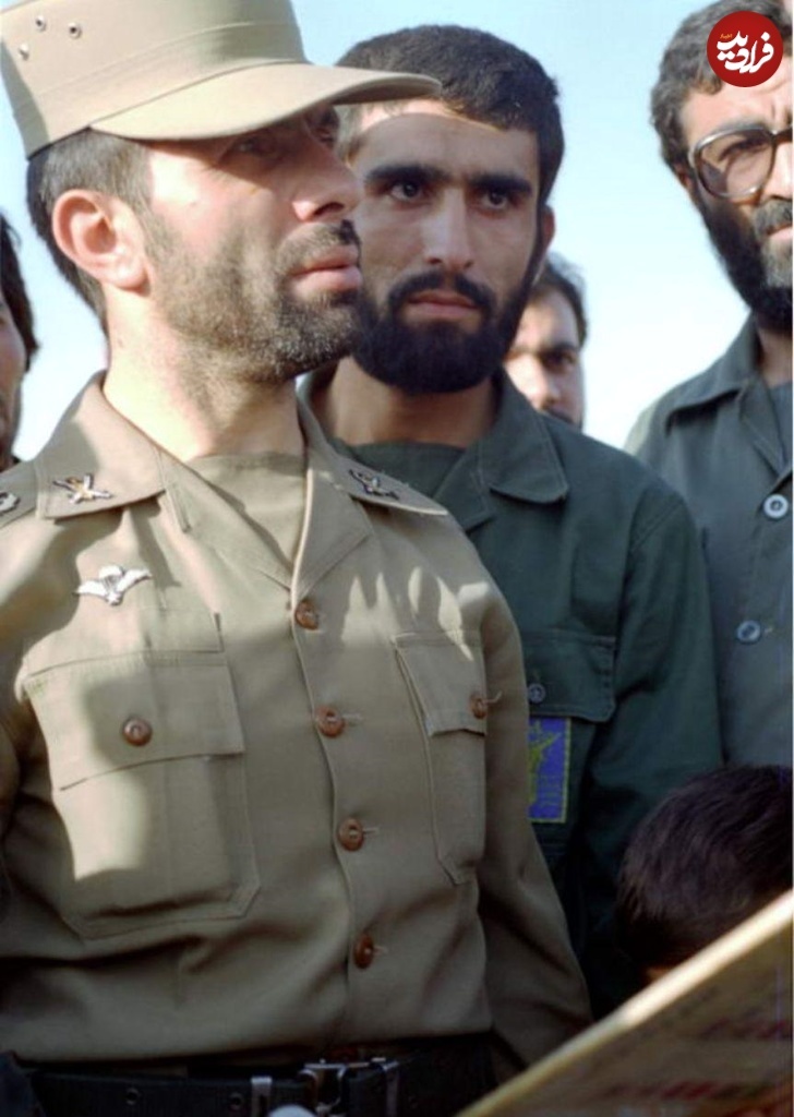 عکسی از سردار حاجی زاده و صیاد شیرازی در جبهه؛ دهه ۶۰