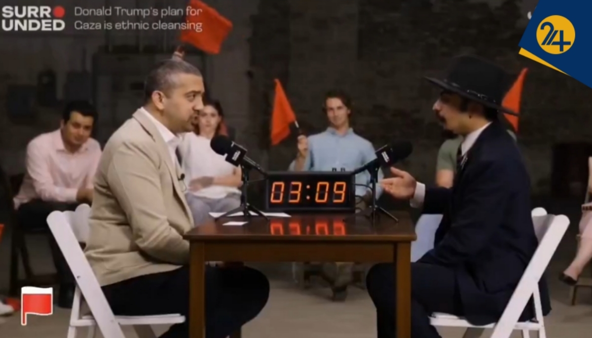 وقتی نفرت از جمهوری اسلامی اخلاق را کور و کر می‌کند | ماجرای حمایت یک ایرانی از کشتار کودکان فلسطینی در یک برنامه آمریکایی چیست؟