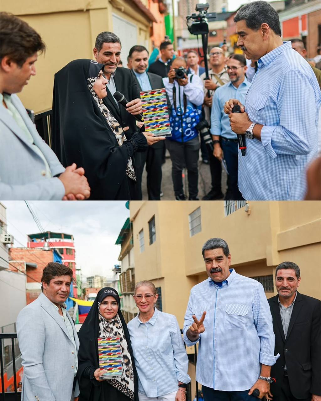 عکس|دیدار سحر امامی، مجری شبکه خبر و نیکولاس مادورو عکس|دیدار سحر امامی، مجری شبکه خبر و نیکولاس مادورو