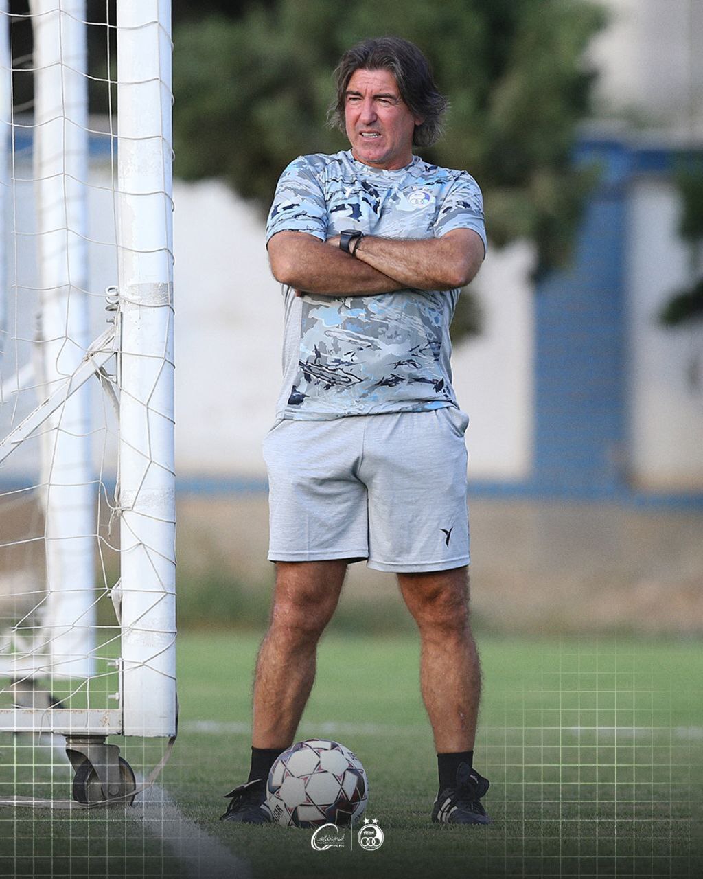 عکس| حضور ساپینتو در تمرین آبی پوشان