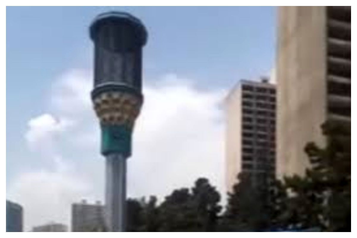 ببینید| نصب بلندگوی آژیر وضعیت قرمز در این میدان تهران