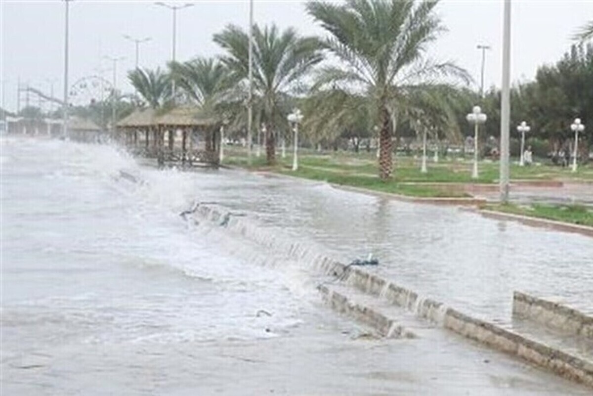 ببینید| خوشحالی مردم استان هرمزگان از باران سیل آسا!