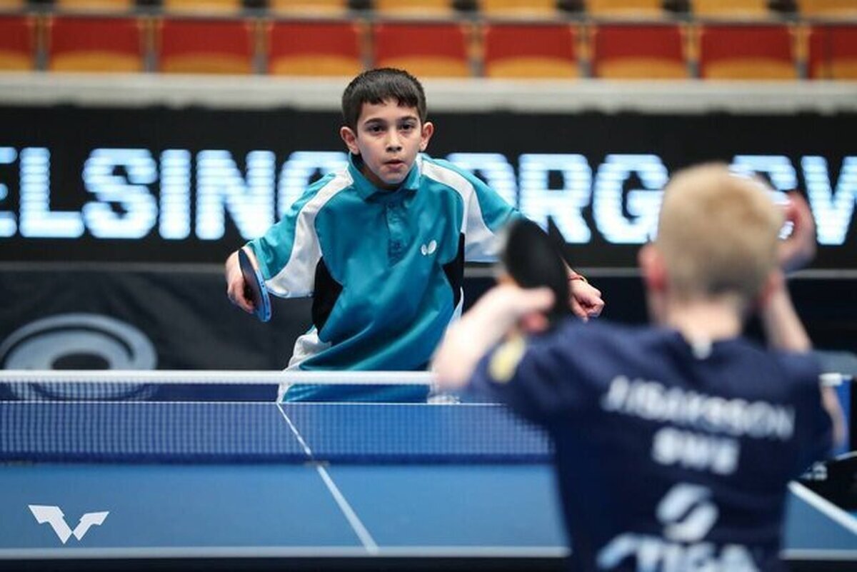 قهرمانی نابغه جدید پینگ‌پنگ ایران در مسابقات هوپس آسیا