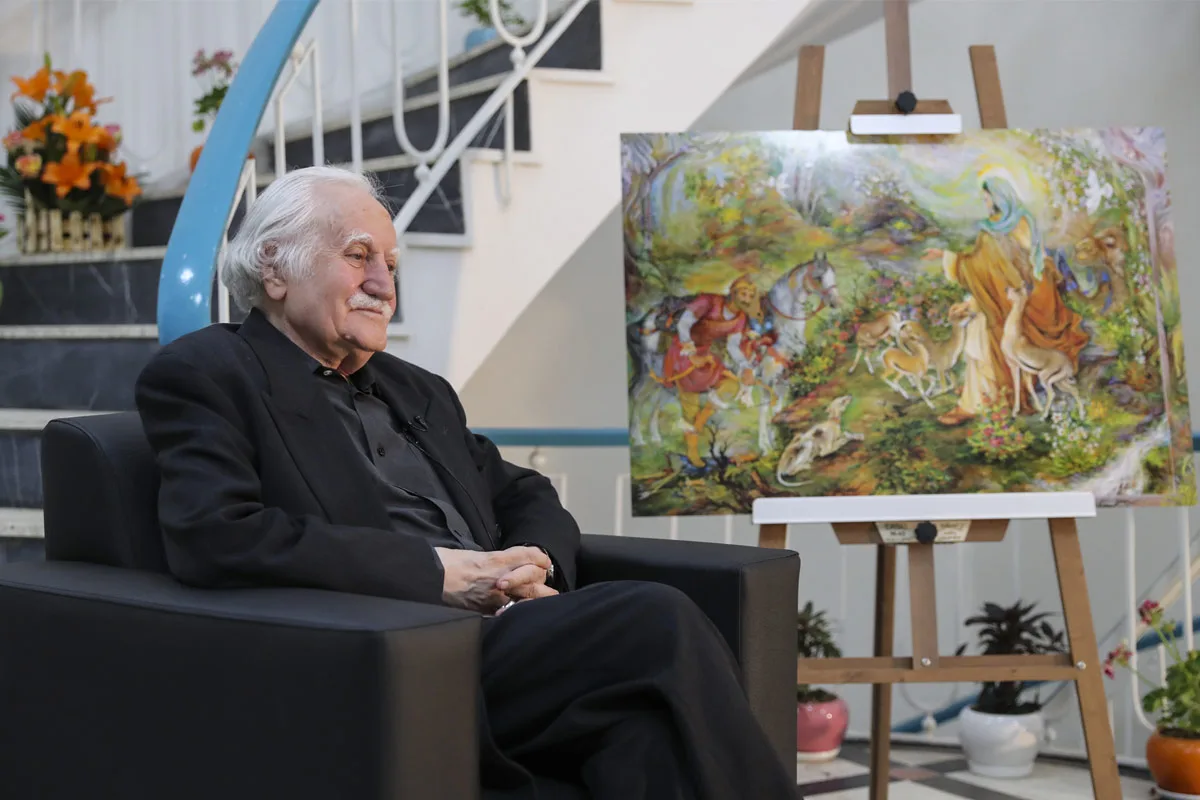 دست‌خط استاد فرشچیان برای محل خاکسپاری +عکس