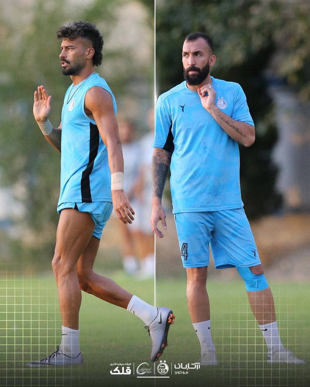 تصاویری از تمرین امروز استقلال با حضور سیدورف