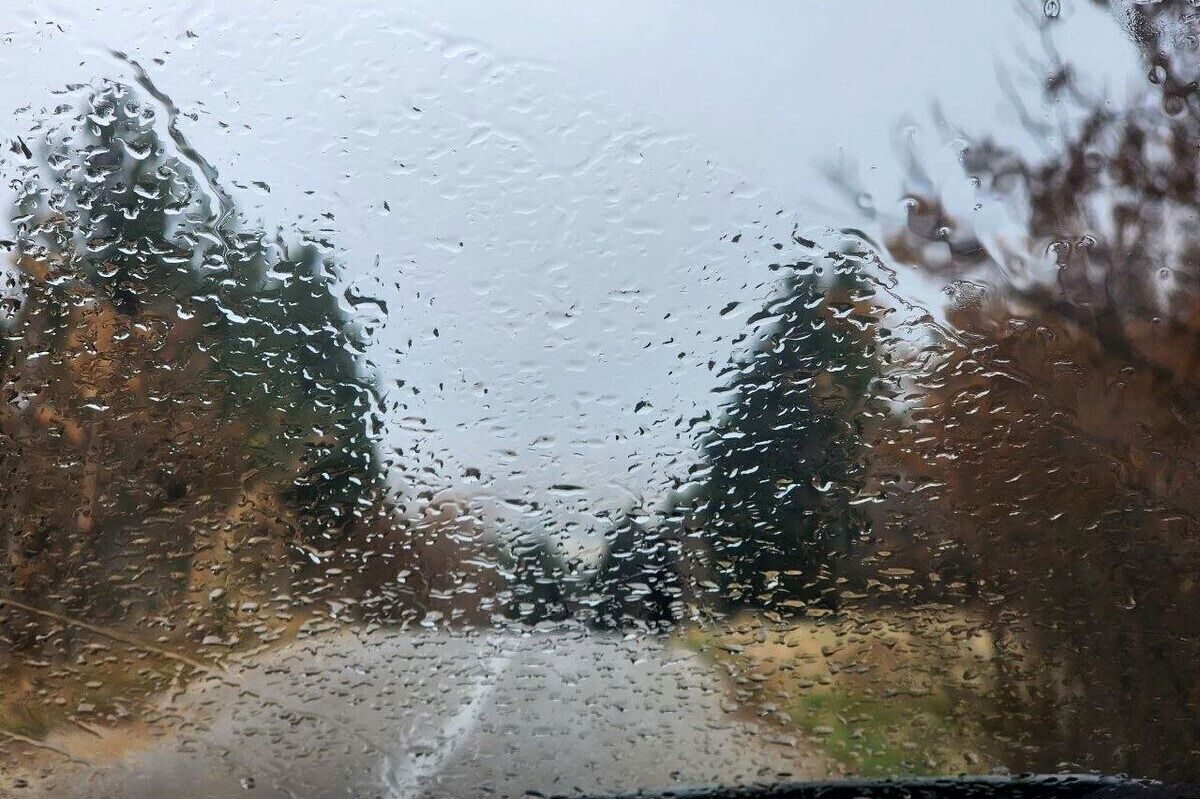 ببینید| بارش شدید باران در آستارا