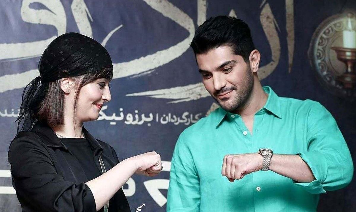 ببینید| سینا مهراد و پردیس احمدیه در اکران سریال «از یاد رفته»