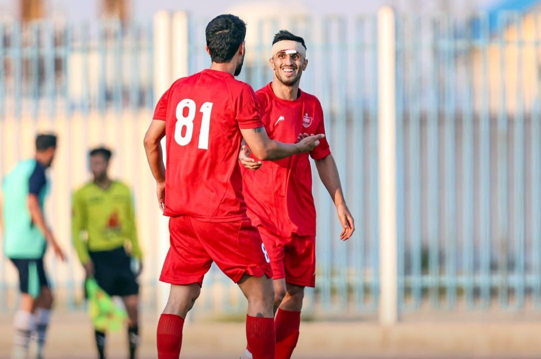 برتری پرسپولیس مقابل تیم لیگ یکی