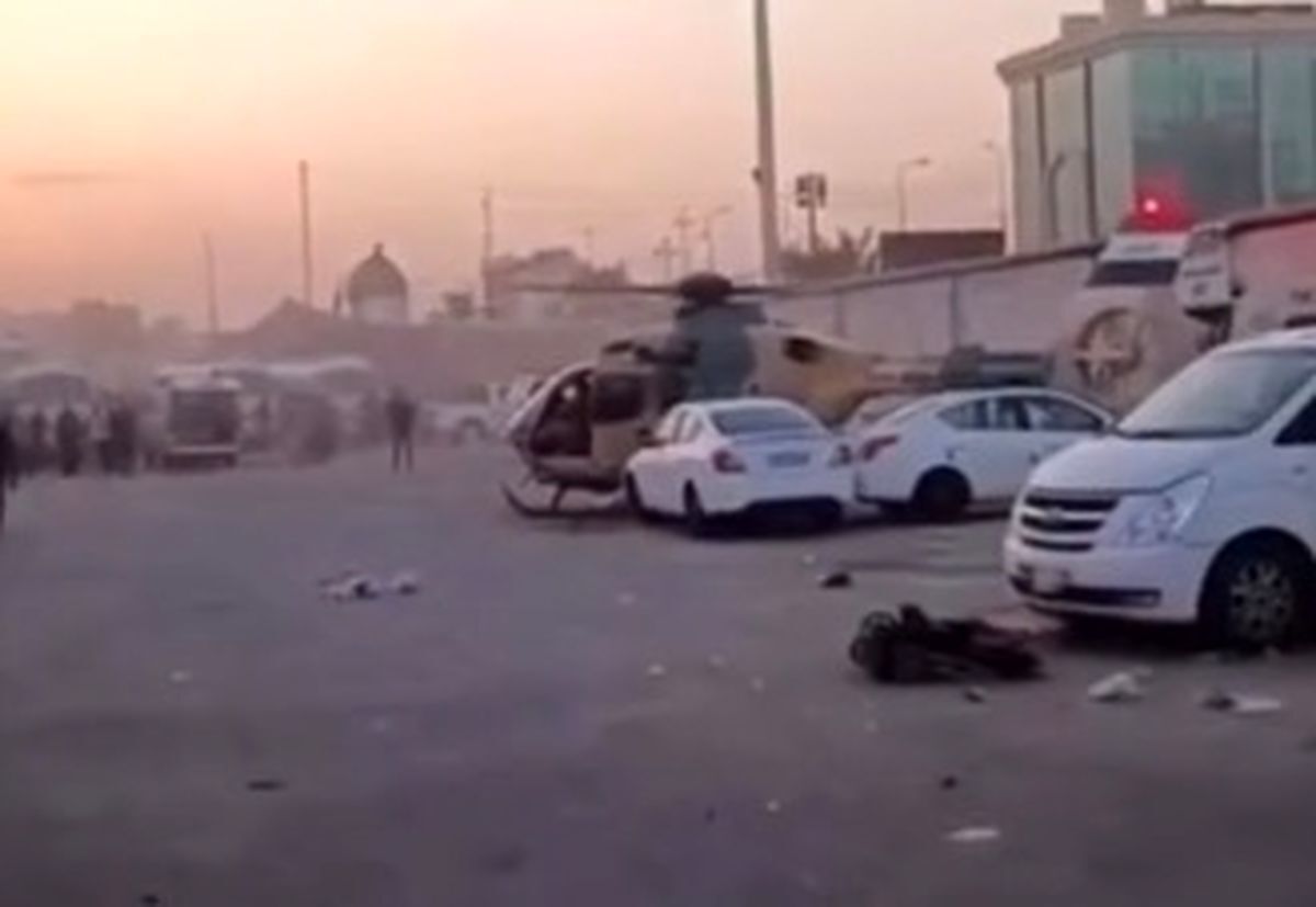 ببینید| فرود اضطراری بالگرد امنیتی در شهر کربلا ببینید| فرود اضطراری بالگرد امنیتی در شهر کربلا