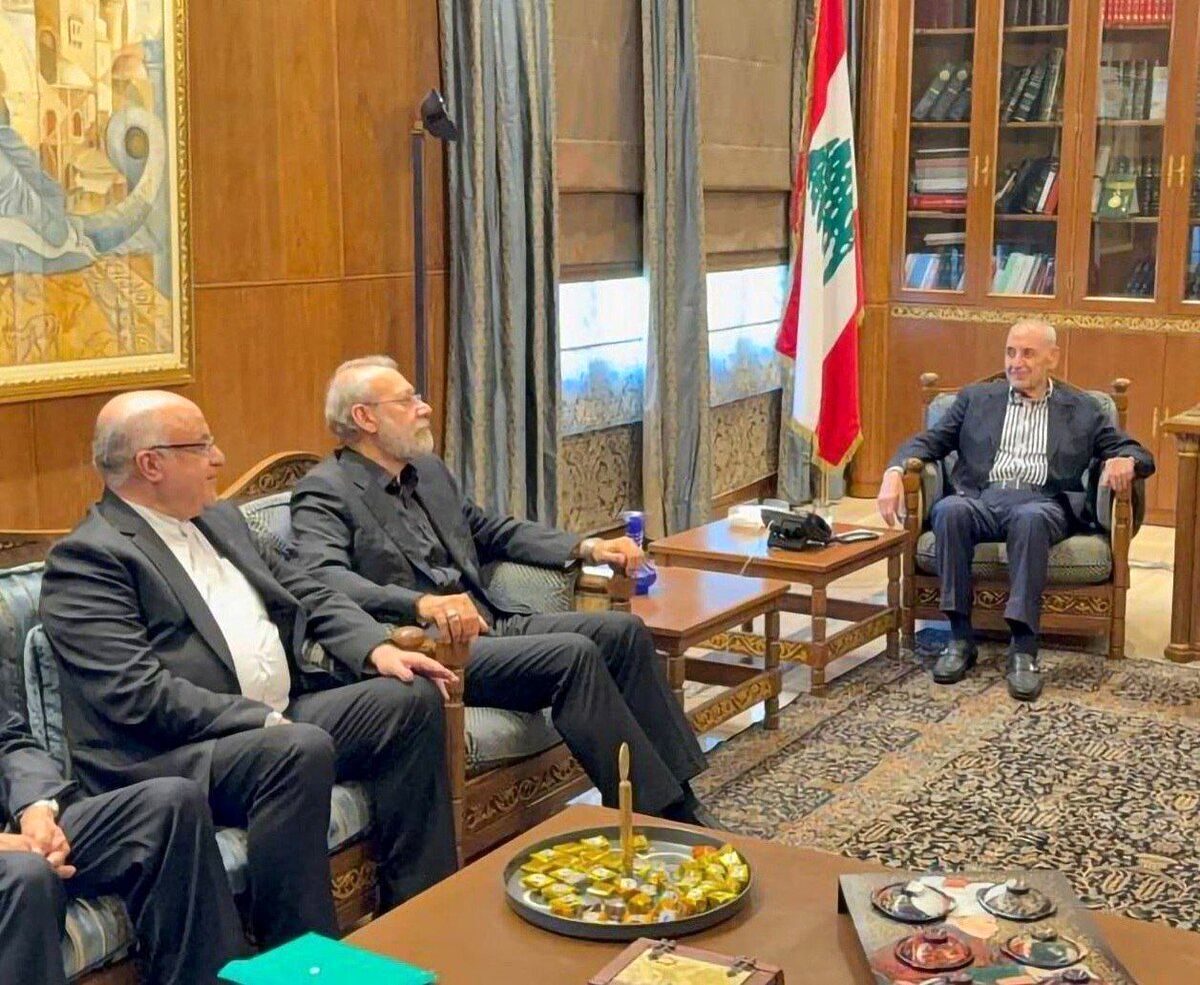 ببینید| لاریجانی با نبیه بری رییس پارلمان لبنان دیدار کرد