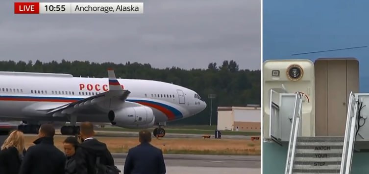 لحظه به لحظه با دیدار تاریخی پوتین با ترامپ در خاک آمریکا/ فرود هواپیماهای دو رئیس جمهور در آلاسکا