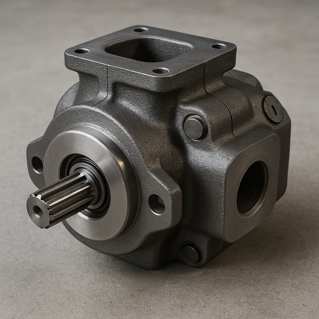 تصویر پمپ پره‌ای صنعتی - نمای کامل