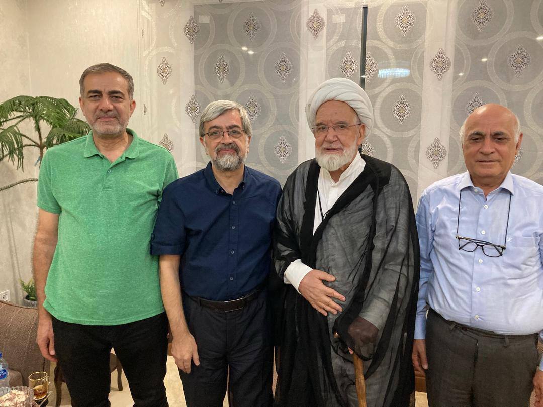 دیدار مشاوران میرحسین موسوی با مهدی کروبی +عکس