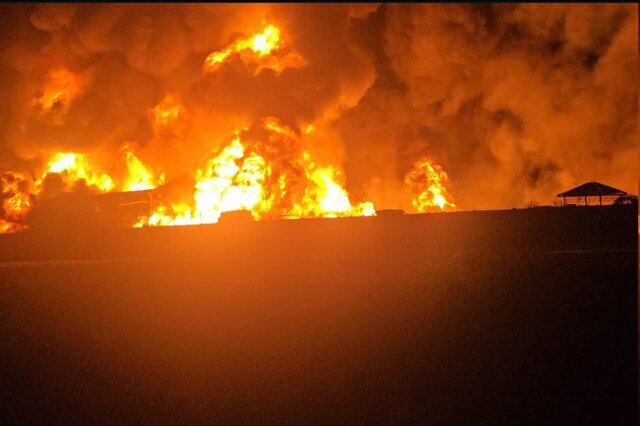 ️حضور دادستان شهرری در محل حادثه آتشسوزی در جنوب تهران ️حضور دادستان شهرری در محل حادثه آتشسوزی در جنوب تهران