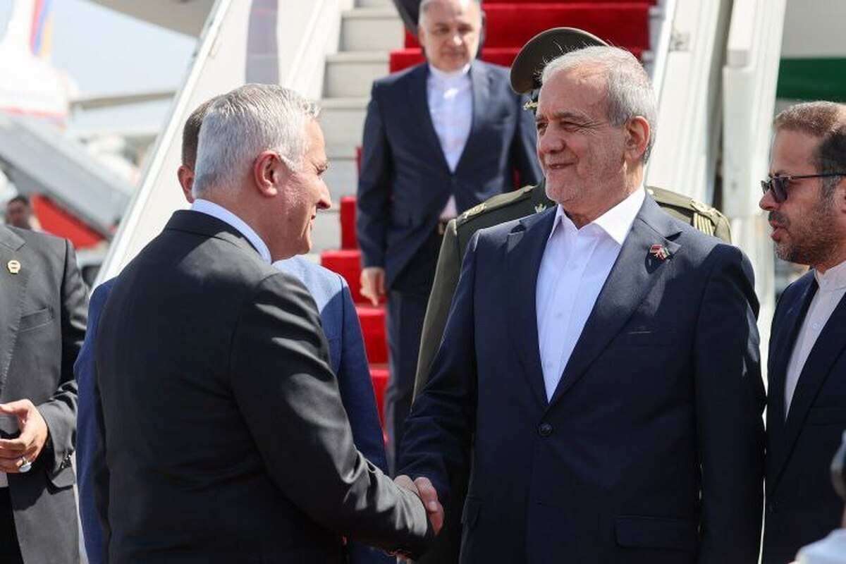 رئیس جمهور وارد ایروان شد