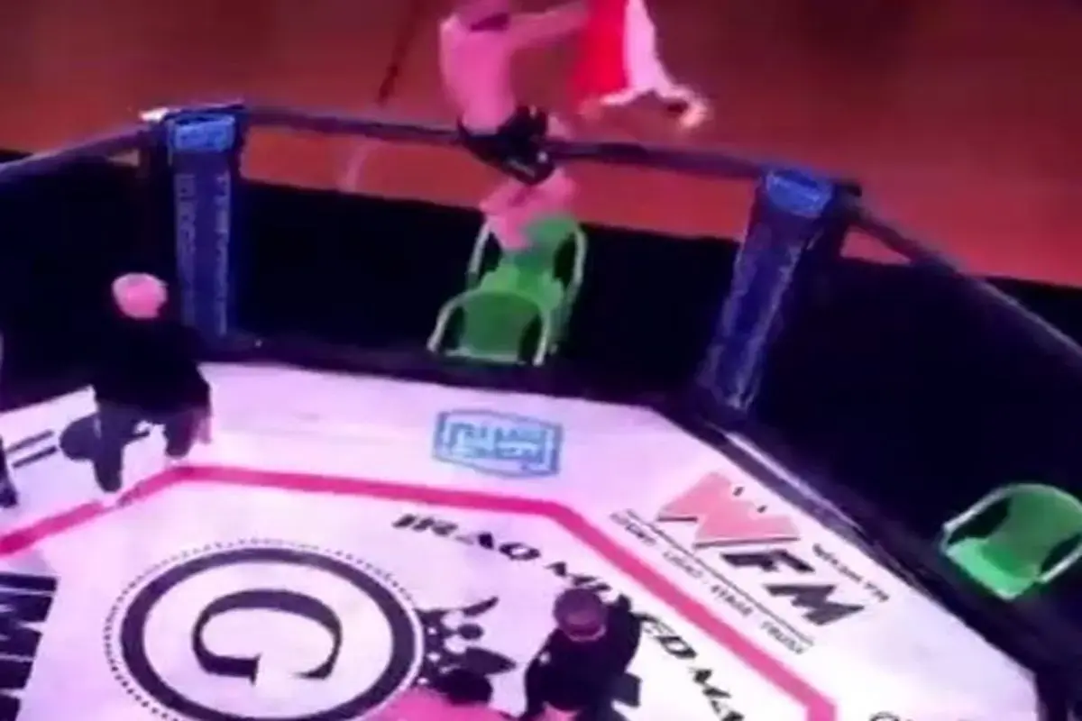 ببینید| اتفاق جالب پس از پیروزی بوکسور عراقی در مقابل بوکسور ایرانی