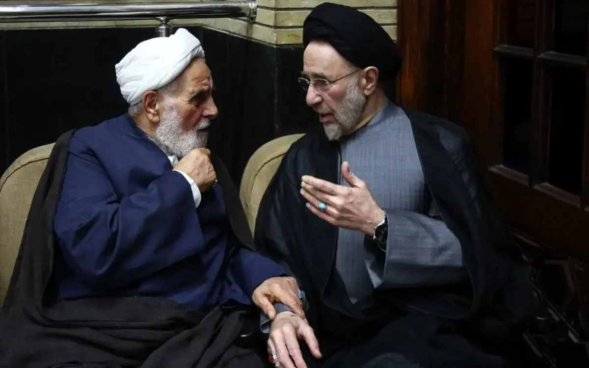 تماس تلفنی ناطق نوری با سیدمحمد خاتمی