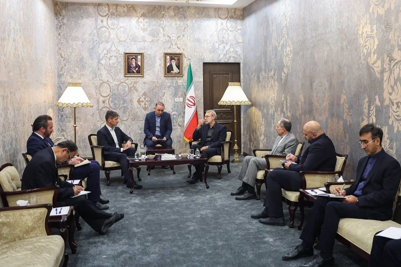 دیدار مهم علی لاریجانی با همتای سوئیسی خود در سفارت سوئیس