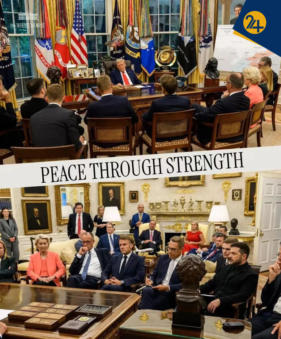 آیا تصویر رهبران اروپایی در کاخ سفید جعلی بود؟