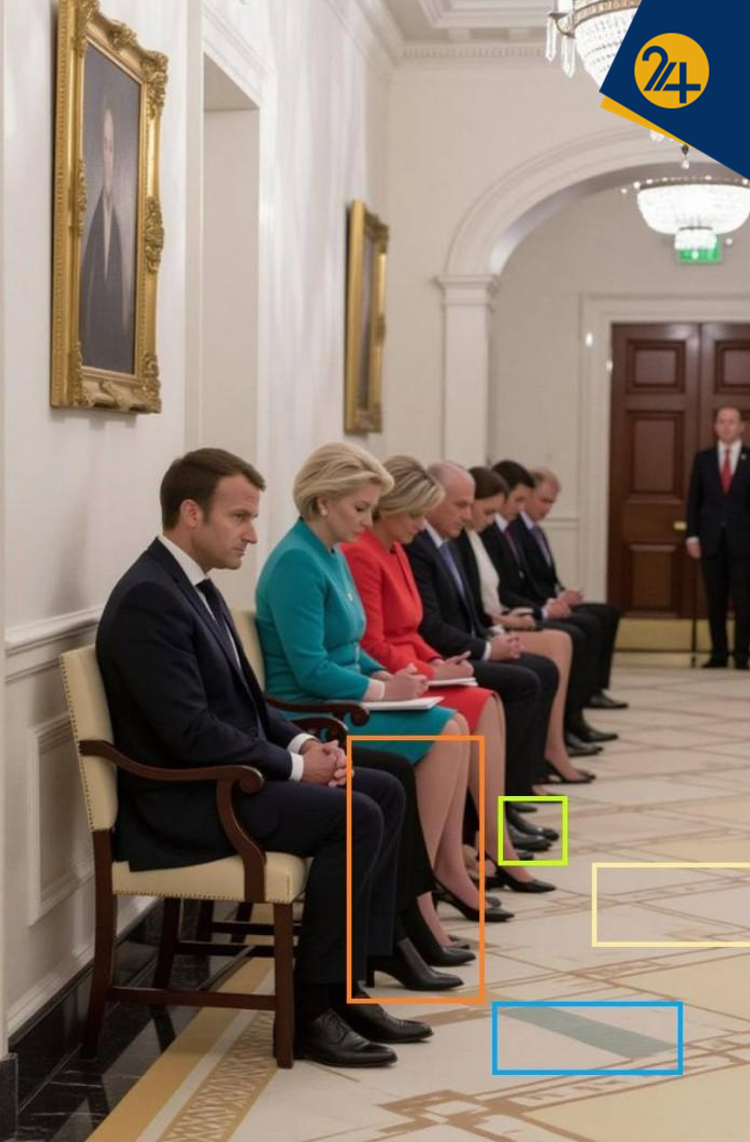 آیا تصویر رهبران اروپایی در کاخ سفید جعلی بود؟