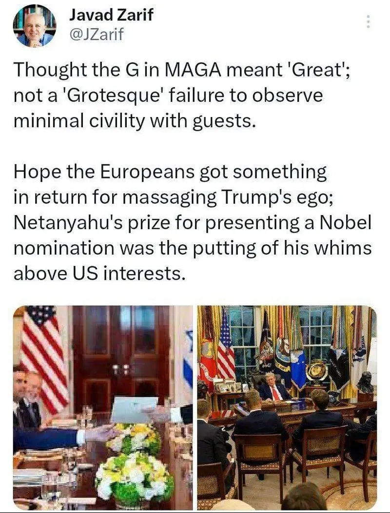  کنایه ظریف به اروپایی‌ها پس از تحقیر در کاخ سفید