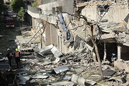 تصاویری از ویرانی‌های تل‌آویو پس از حمله موشکی ایران