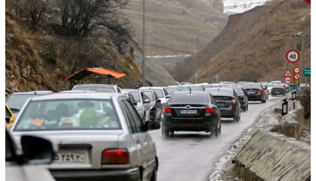 جاده چالوس یکطرفه می‌شود