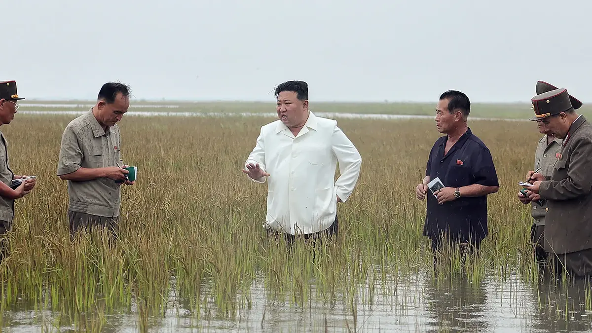 ببینید | بازدید میدانی کیم جونگ اون از مزارع کره شمالی