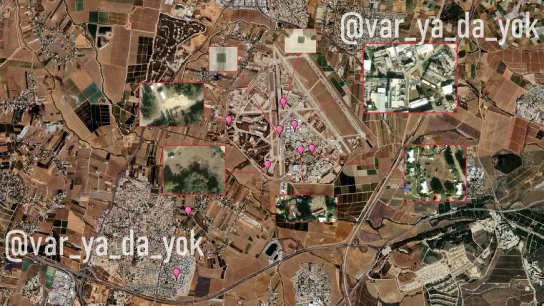 افشای تصاویر ماهواره‌ای از عملیات وعده صادق ۲ +عکس