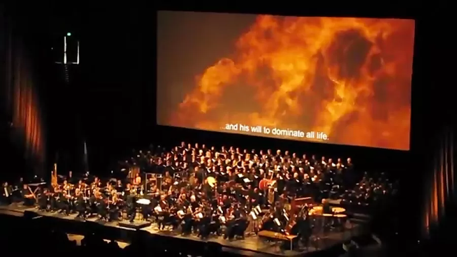 ببینید| حواشی کنسرت «ارباب حلقه‌ها»