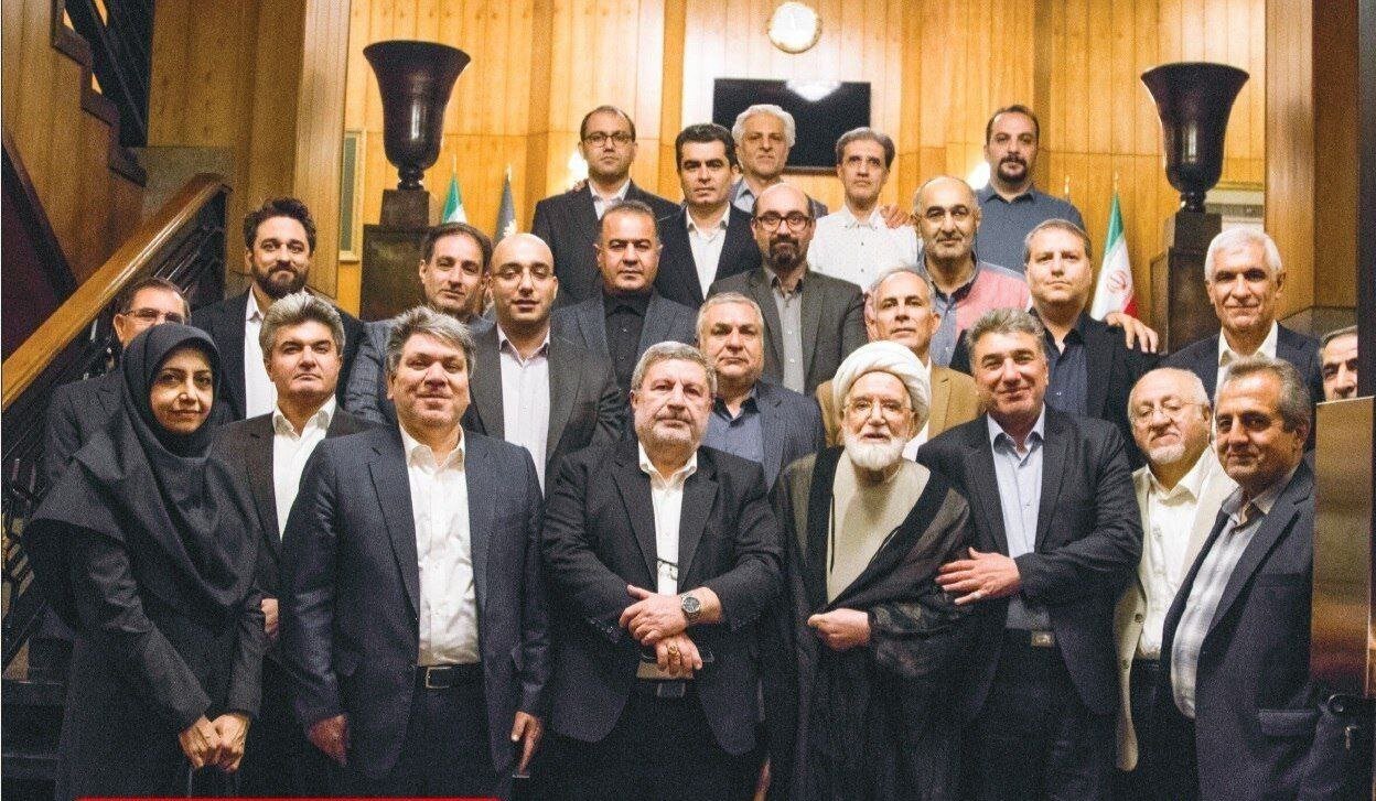 مهدی کروبی پس از ۱۵ سال در جلسه شورای مرکزی حزب اعتماد ملی +عکس