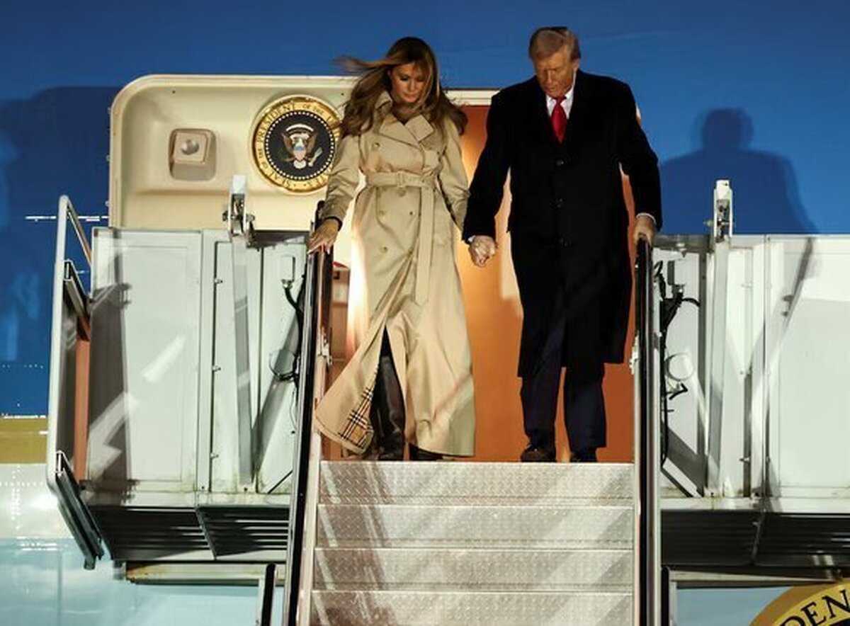 ببینید| ورود ترامپ و ملانیا به قلعه ویندزور با استقبال سلطنتی