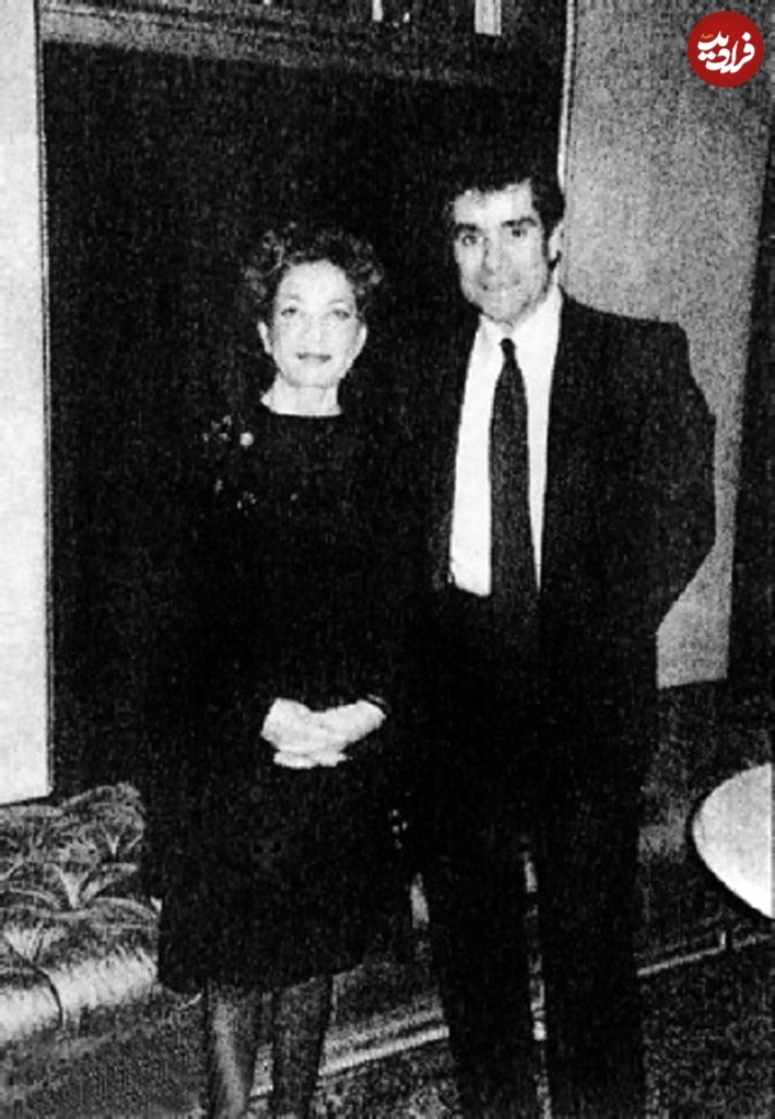 عکسی از اشرف پهلوی در کنار بهروز وثوقی؛ دهه ۵۰