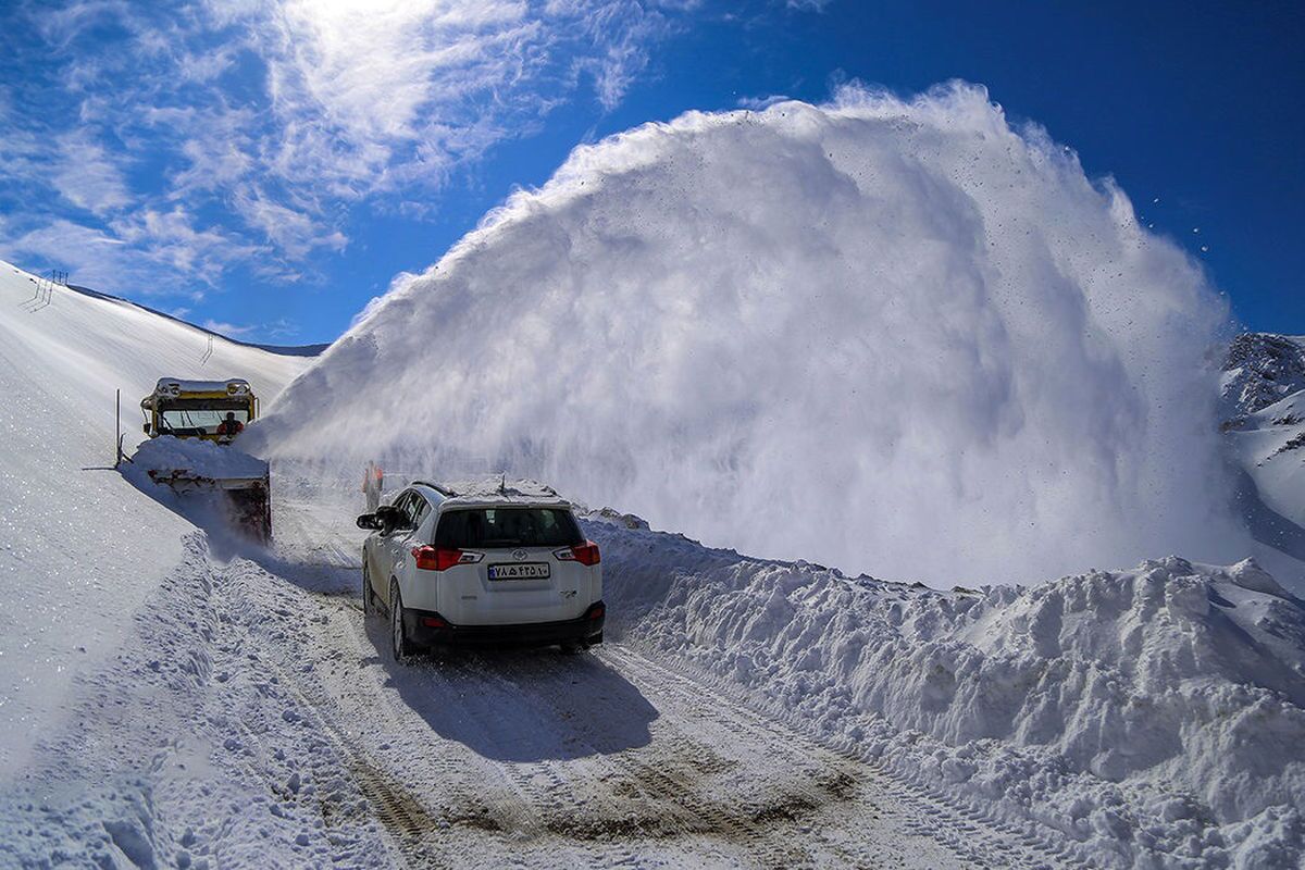ببینید| برف تابستانی در شمال ترکیه!