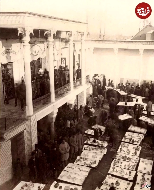 مراسم رونمایی از جهیزیۀ اخترالدوله، دختر ناصرالدین شاه؛ ۱۳۰ سال قبل +عکس