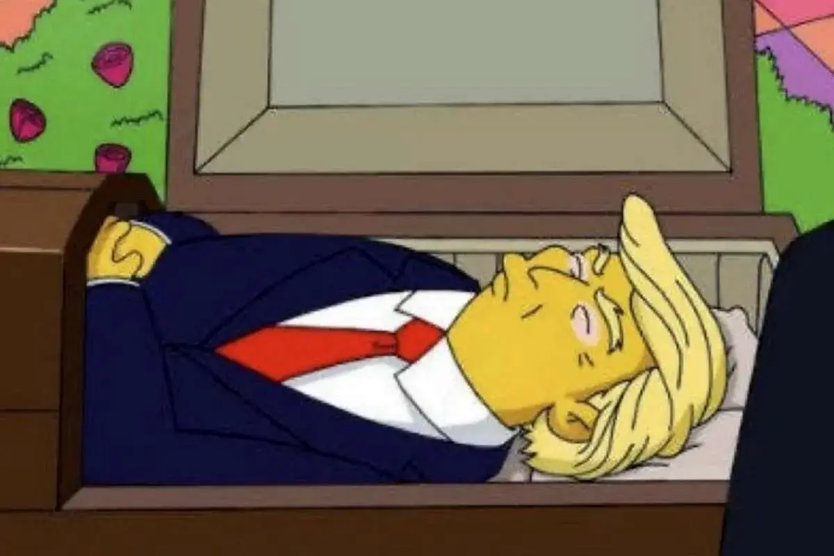 ببینید| پیش بینی سیمپسون‌ها از مرگ ترامپ!